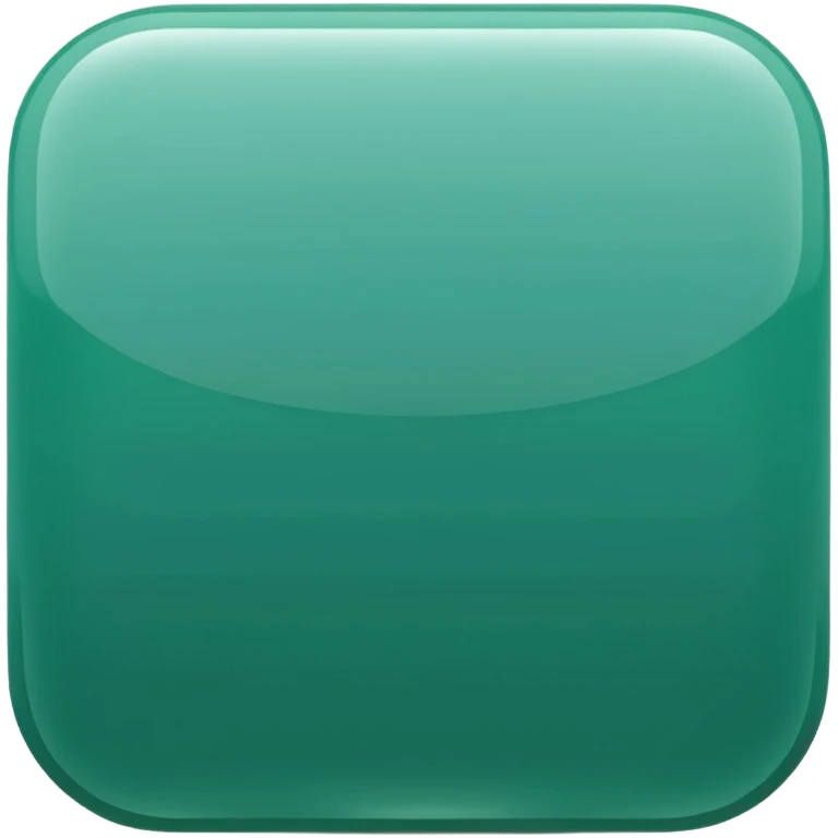 Blank dark Jade style rounded square icon button emoji