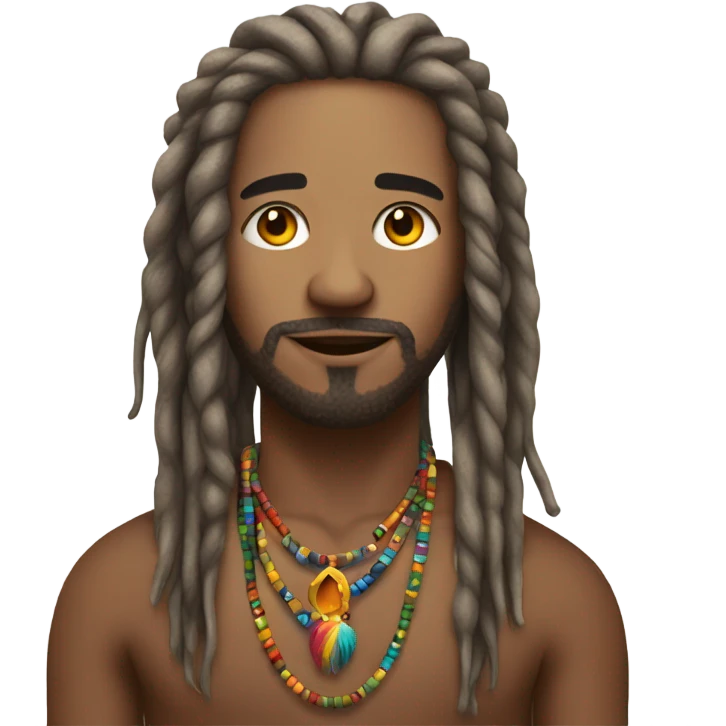 Cute dreadhead man emoji