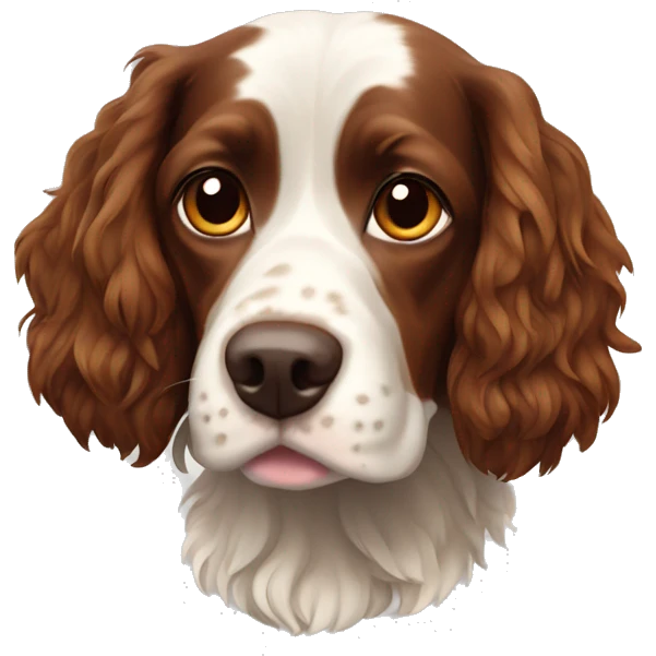 french britanny spaniel dog emoji