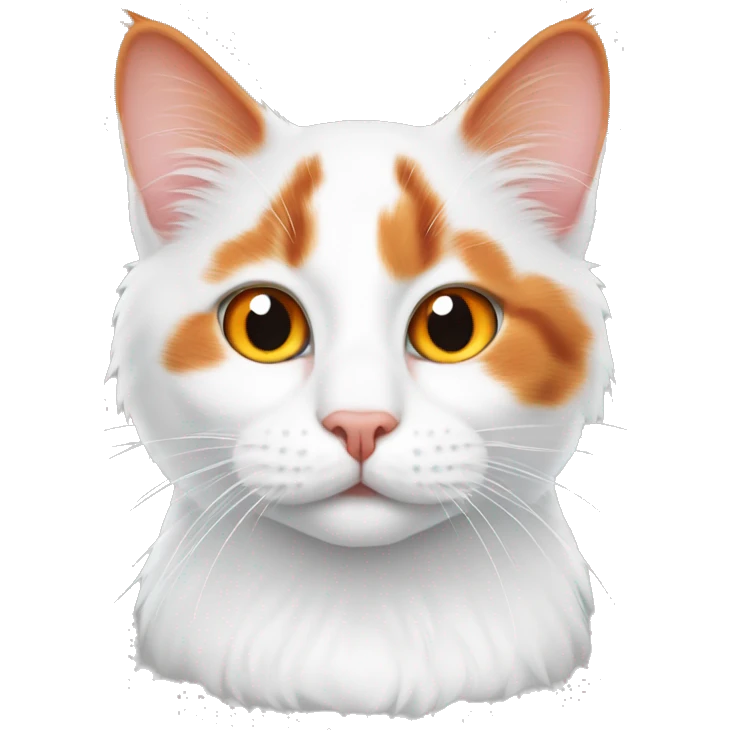 orange turkish van cat vector emoji emoji