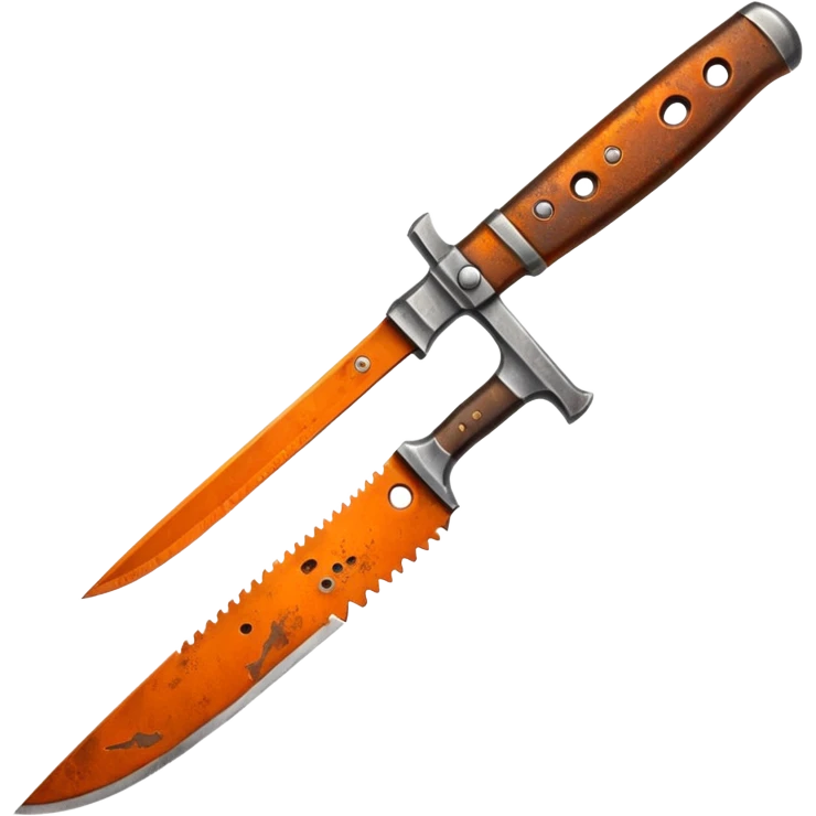 rusted full knife including the handle  emoji