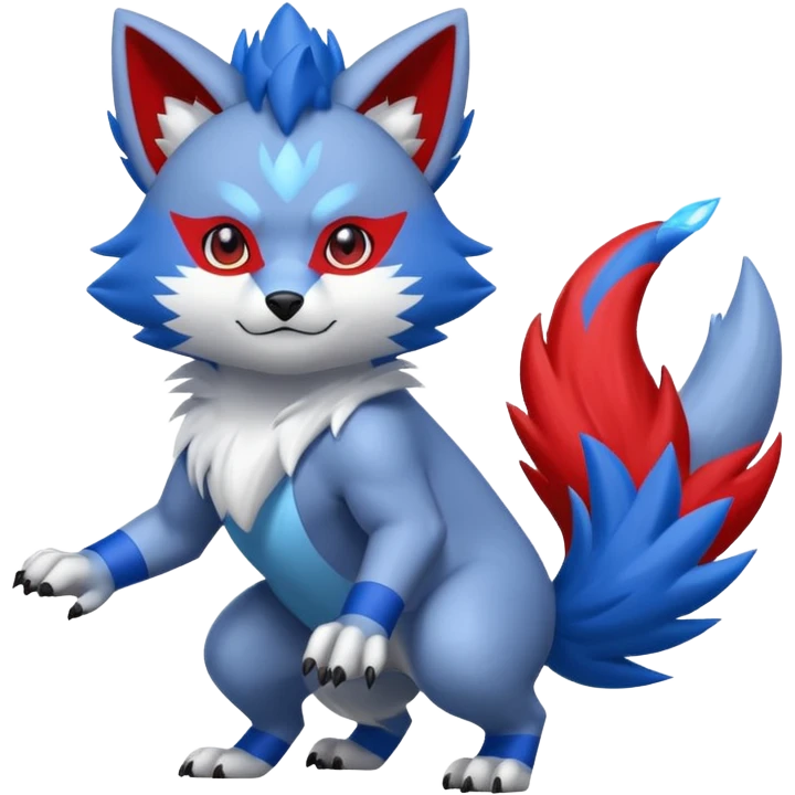 WereGarurumon-Zorua-fusion emoji