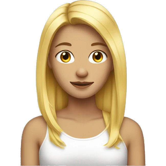 blond teenager emoji