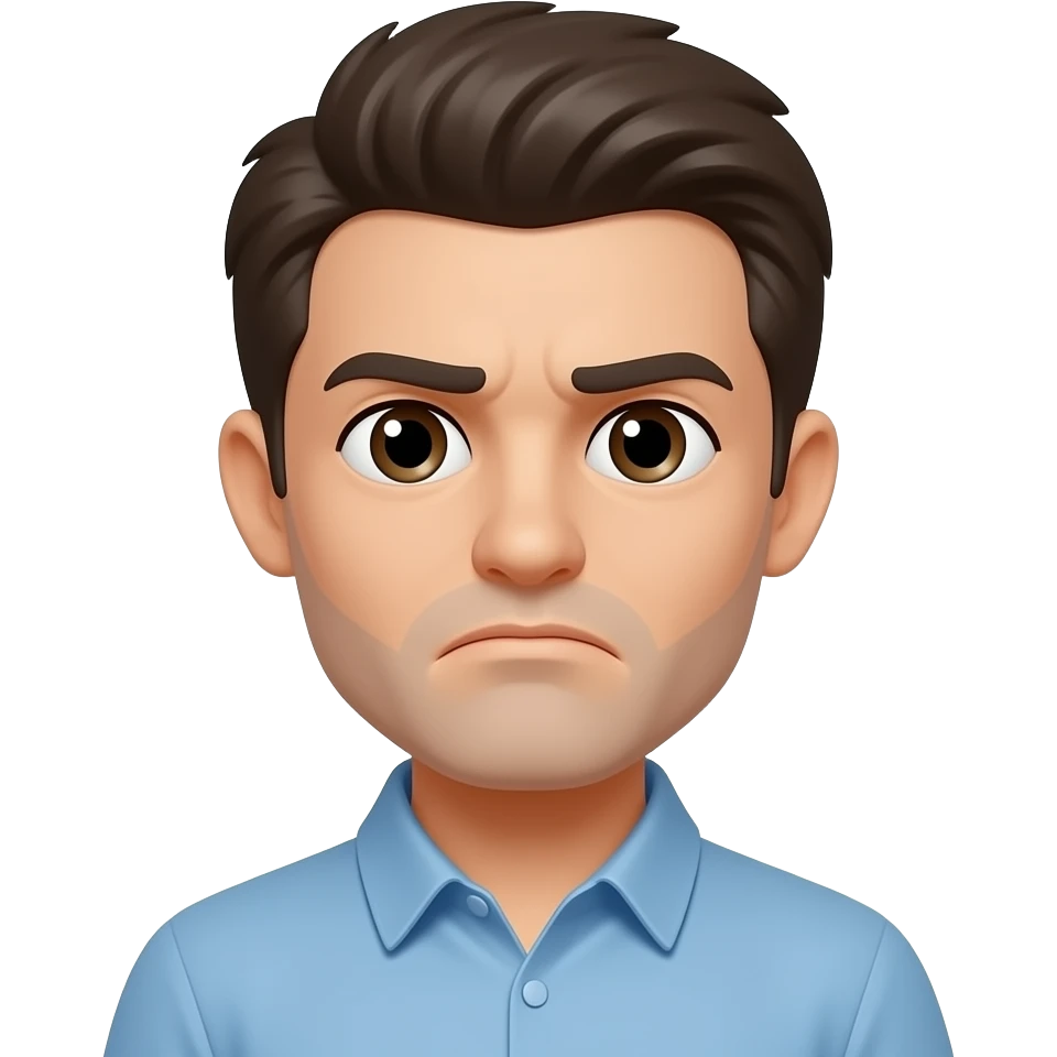 Fait la gueule emoji