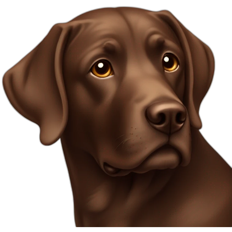 labrador chocolate emoji