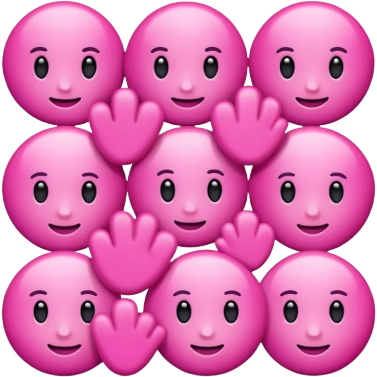 Pink emoji