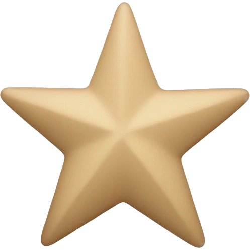 beige star emoji
