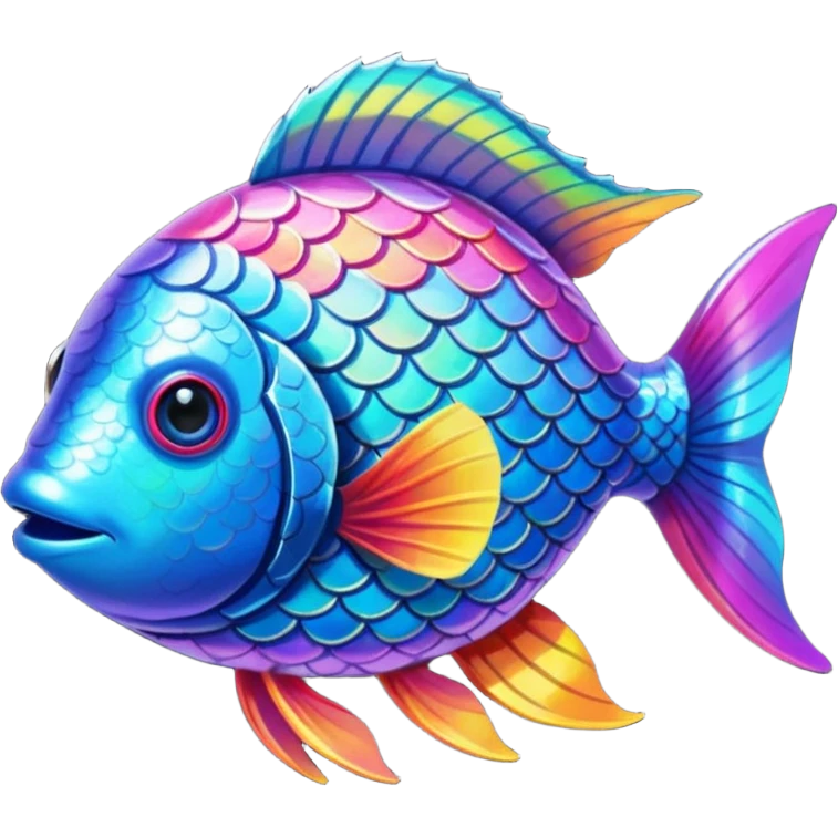 rainbow fish emoji