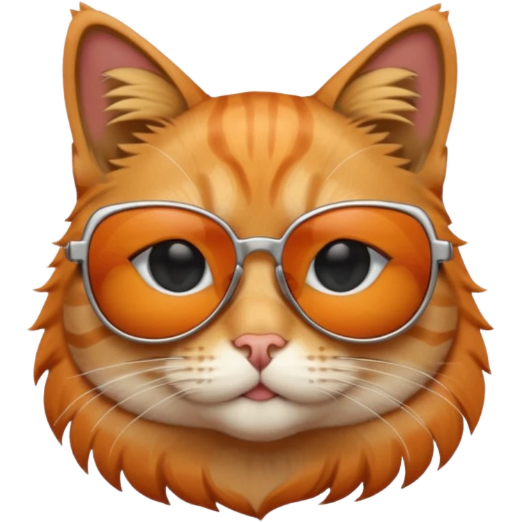 Cat wearing sunglasses emoji