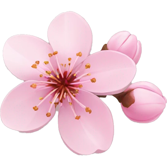 cherry blossom emoji