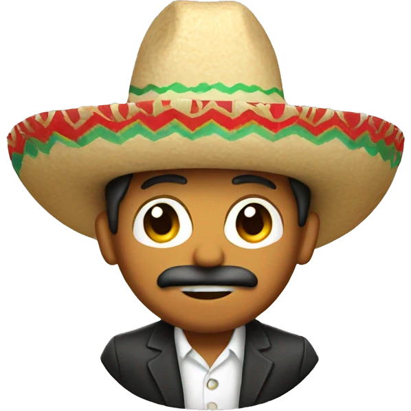 Mexican wearing a sombrero  emoji