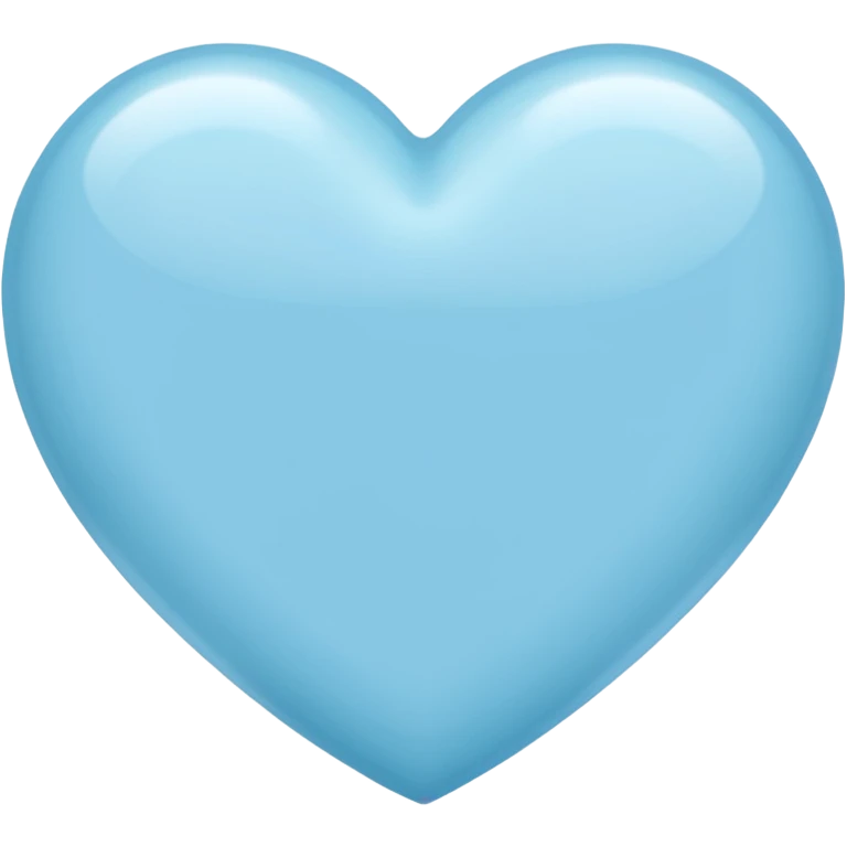 Light blue heart  emoji