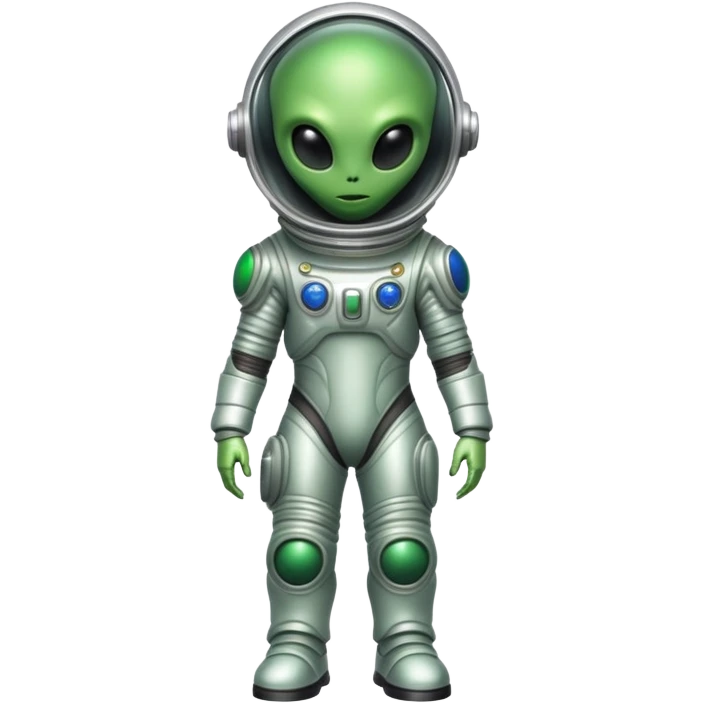 alien wearing a space suit emoji