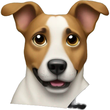 Dog driving a car  emoji
