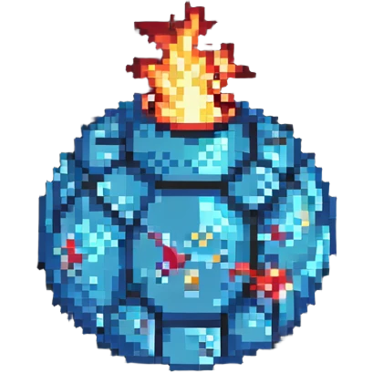 minimalist simple bomb power up item emoji