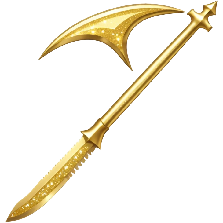 glitter sickle emoji