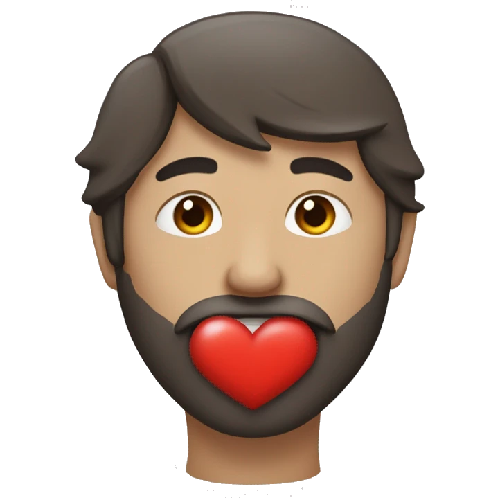 Des bras qui font un câlin a un cœur rouge emoji