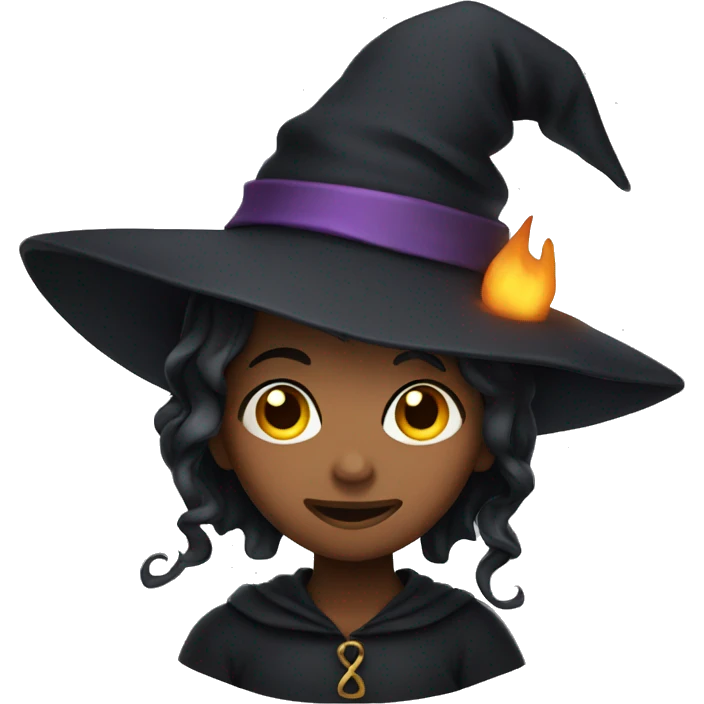 cute witch emoji