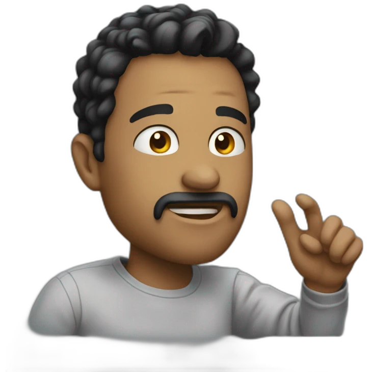 Strange ahh guy emoji