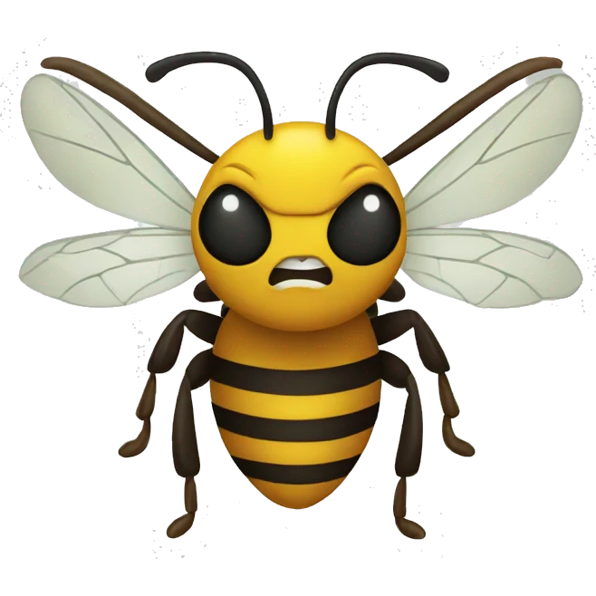 angry hornet emoji