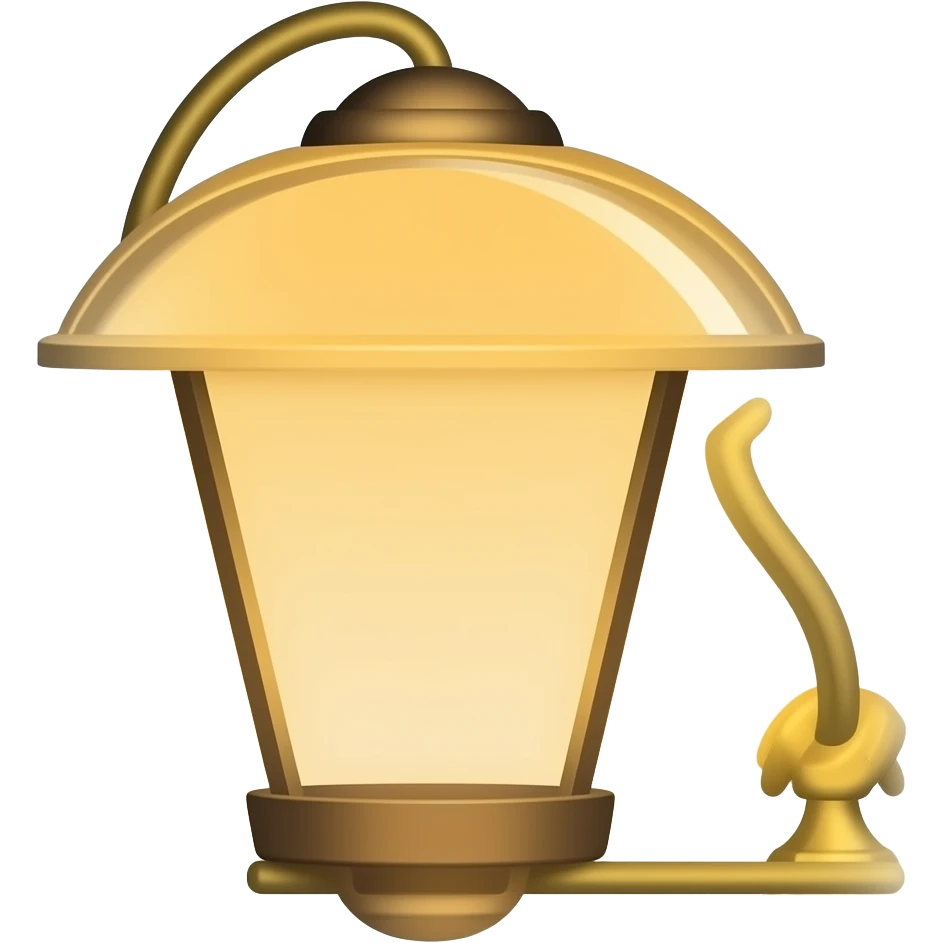 Stretlamp/streetlight orange light emoji emoji