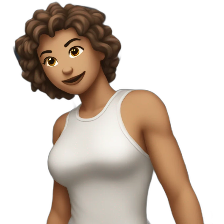 Geodesic dome sexy pose emoji