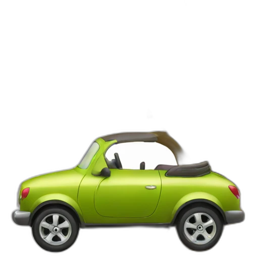 car on tree emoji