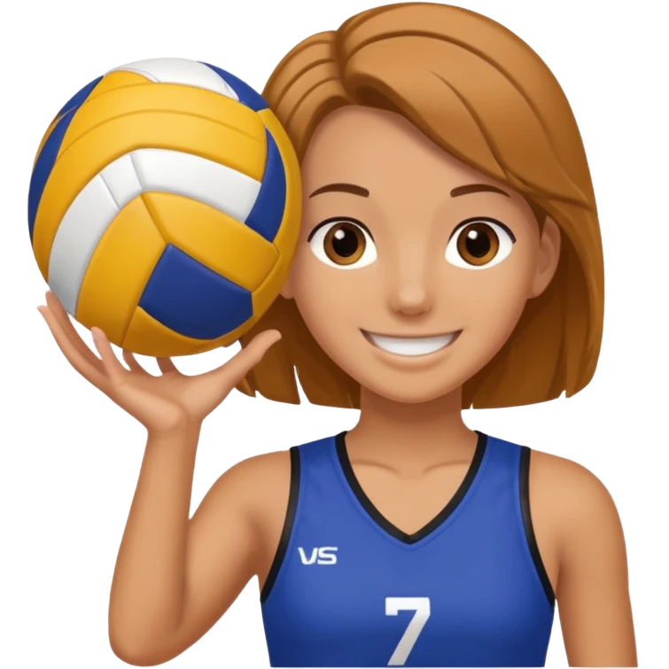 Volleyball girl emoji