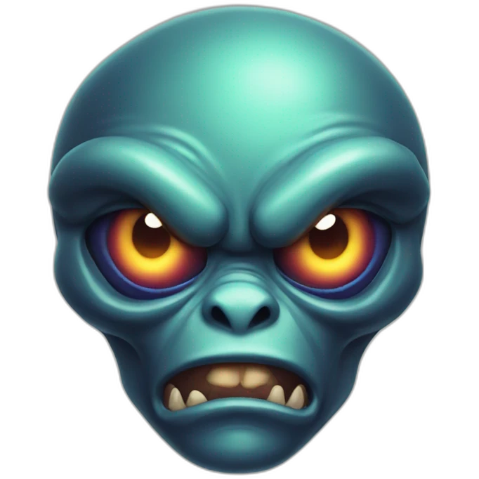 evil monster alien emoji