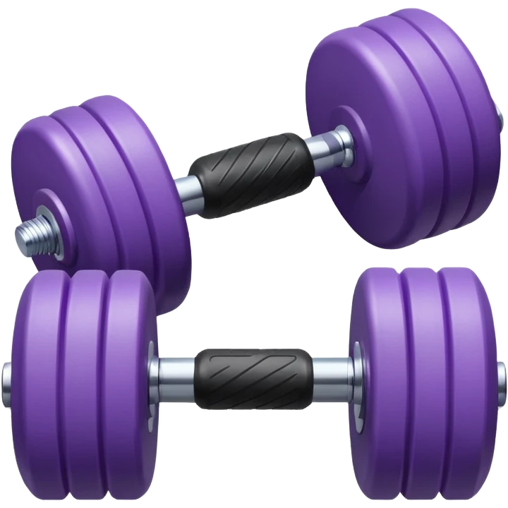 light purple dumbbell emoji