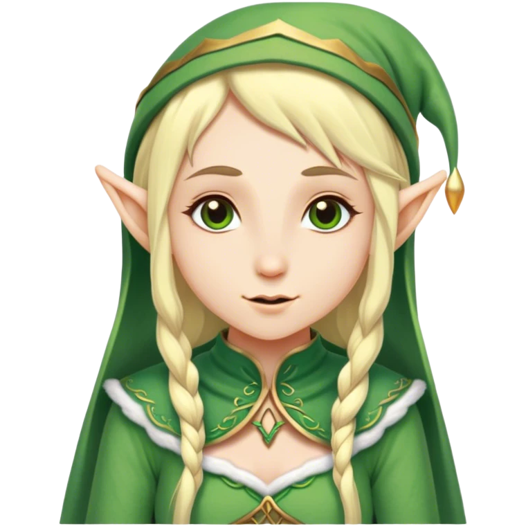 dnd elf wearing cloth emoji