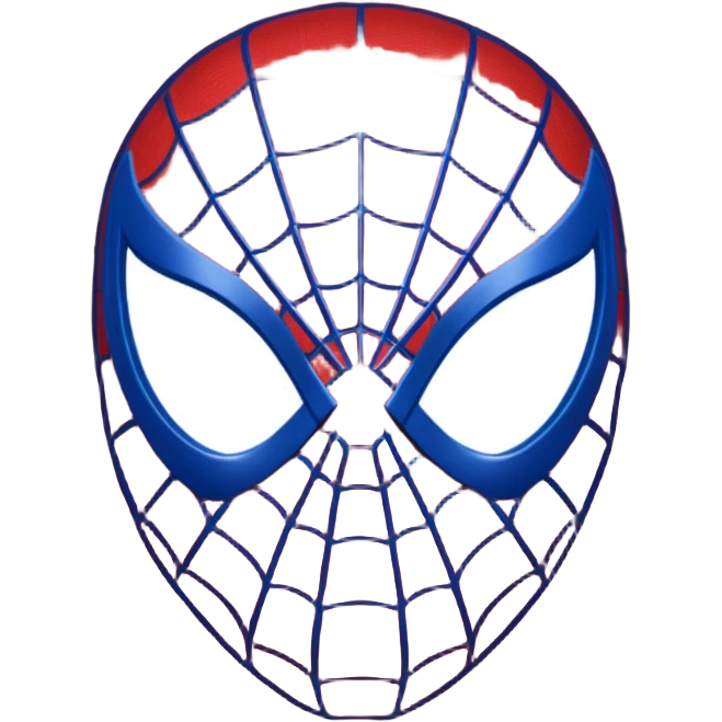 Spiderman mask only emoji