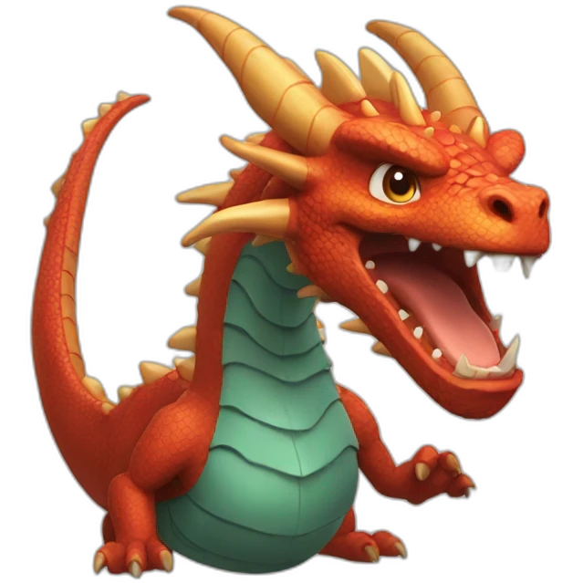 Dragon mechant emoji