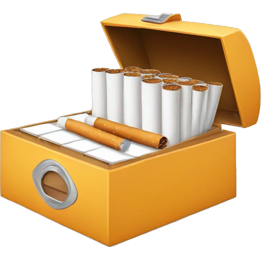 Cigarette box emoji