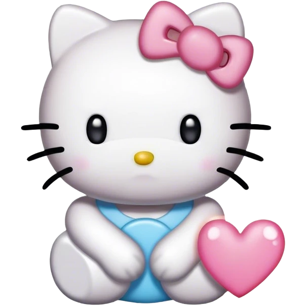 hello kitty saying i miss you emoji