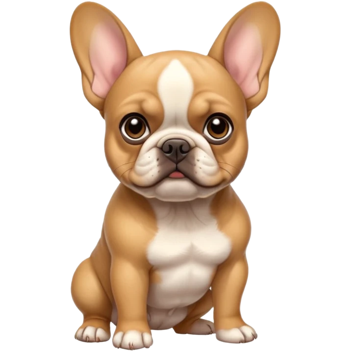 Fawn French Bulldog emoji