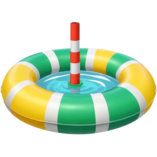 colorful pool green buoy emoji
