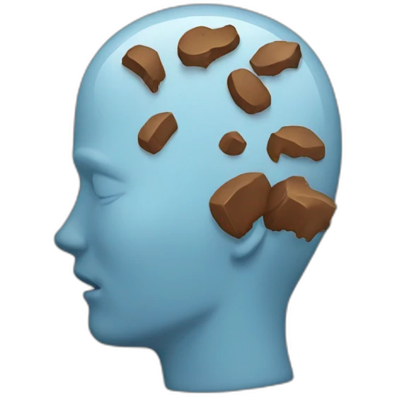 struck in the head  emoji