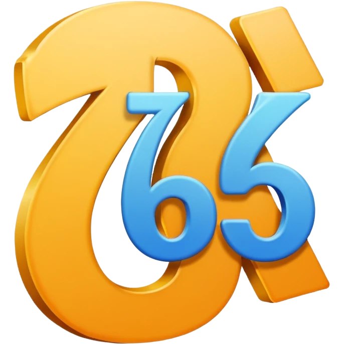 a small logo with the a cool font and blue background of the word 76s emoji