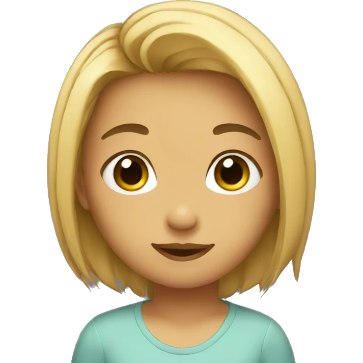 shy hair tuck  emoji