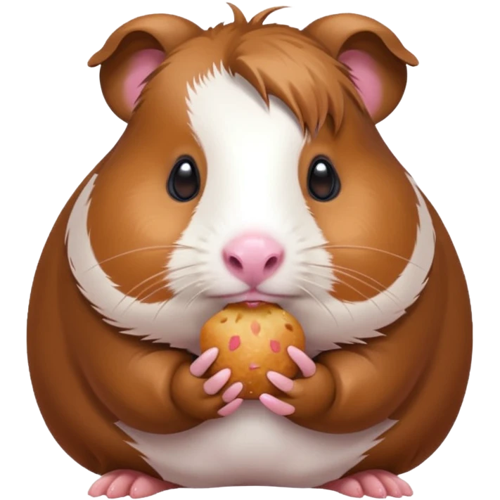Guinea pig eating  emoji