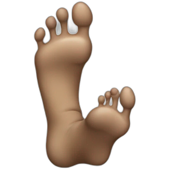 foot-five emoji