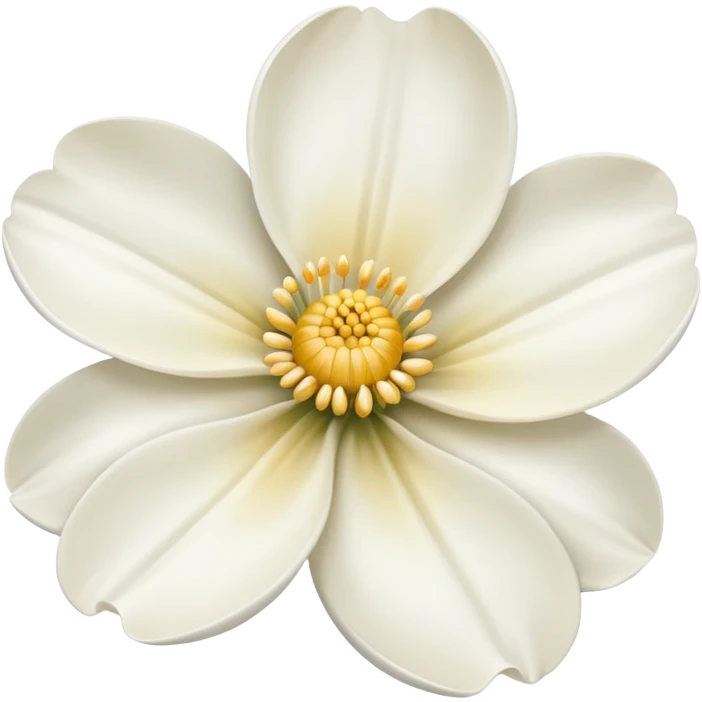 گل سفید emoji