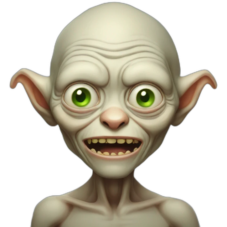 gollum christmas  emoji