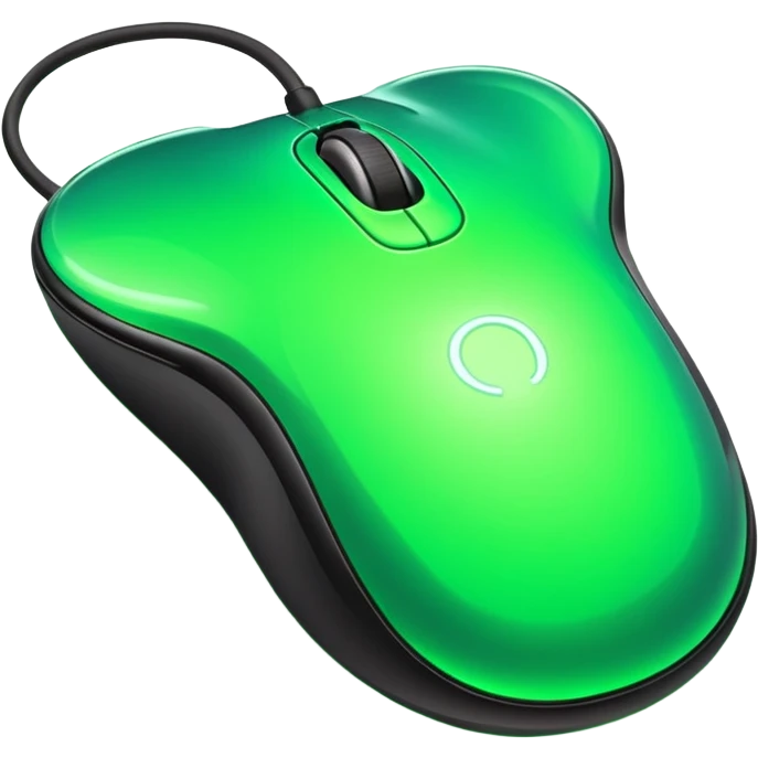 3d mouse png ai generated image neon color emoji