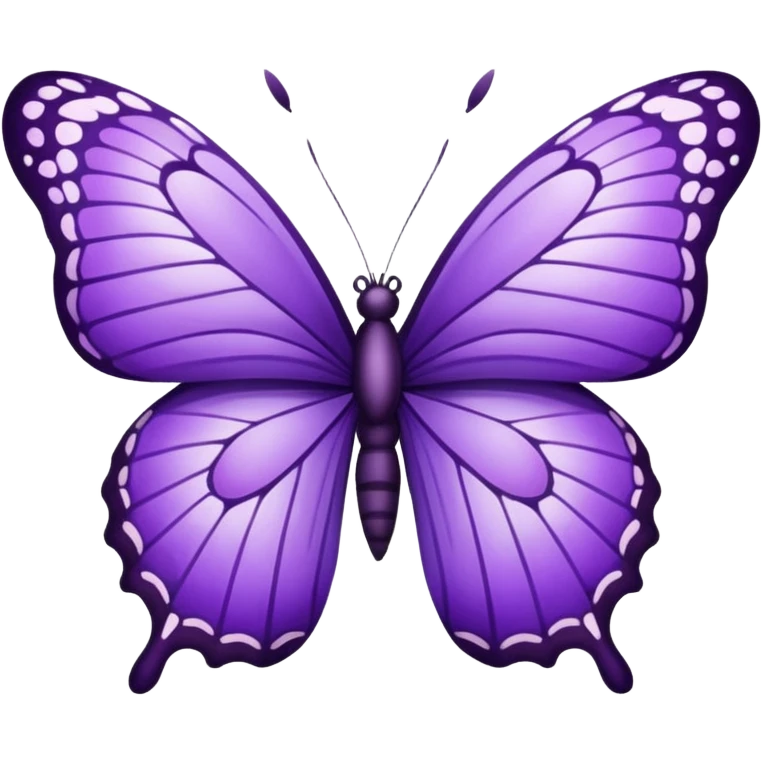 Purple butterfly emoji