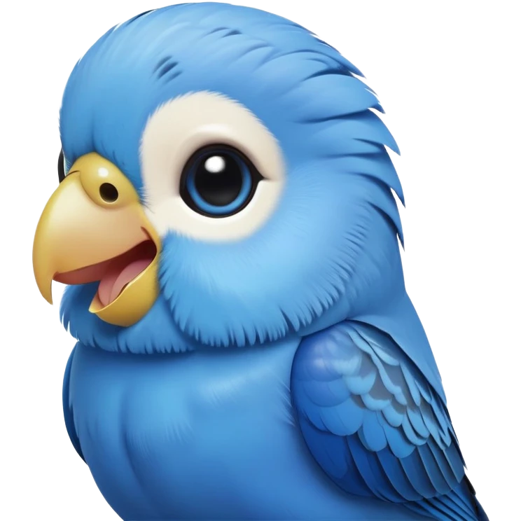 cinematic-comical-blue-budgie-portrait-emoji,-head-tilted-dramatically-with-an-exaggeratedly-amused-expression,-featuring-a-striking-blue-feathered-fur-with-a-glossy-finish,-wide,-expressive-dark-eyes-filled-with-playful-disbelief emoji