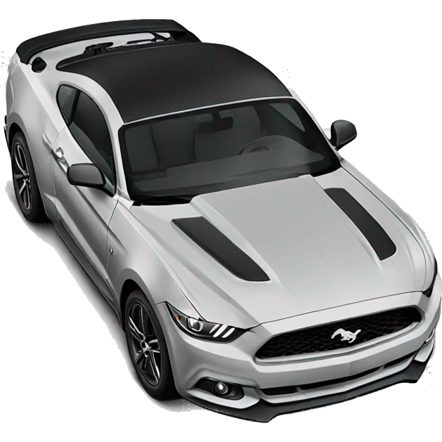 Mustang black 2017 emoji