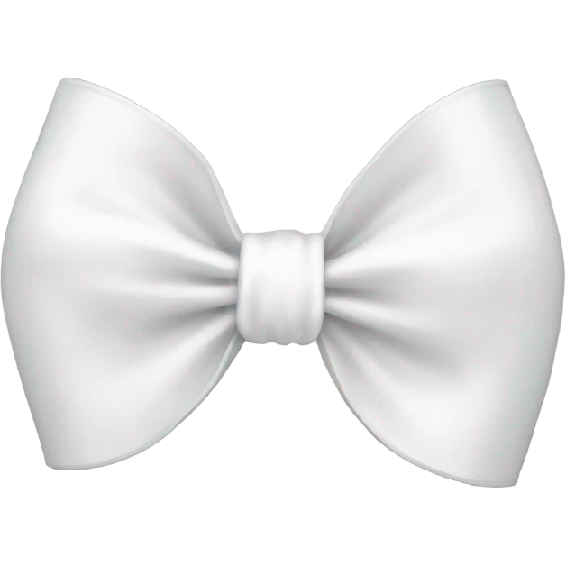 white bow emoji