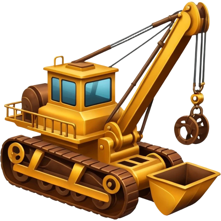 gold mining dredge emoji